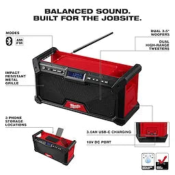 Milwaukee Radio de chantier M18™ Bluetooth® 2952-20