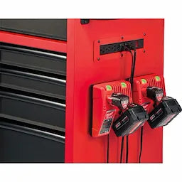 Milwaukee Tool 46-inch 8-Drawer Tool Storage Roller Cabinet in Red and Black 48-22-8520