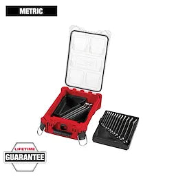 Milwaukee 15pc Metric Combination Wrench Set with PACKOUT™ Compact Organizer 48-22-9483