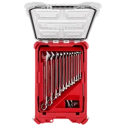 Milwaukee Ensemble de clés mixtes SAE 15 pièces avec organiseur compact PACKOUT™ 48-22-9484