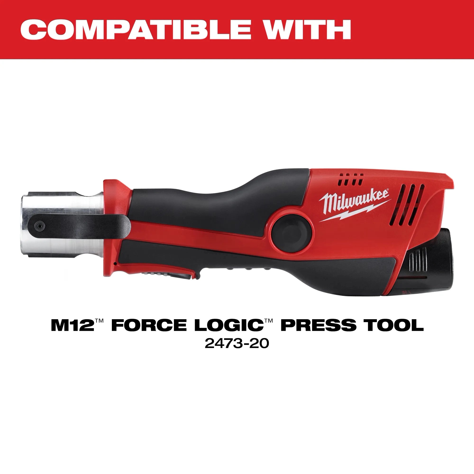 Milwaukee ¼”- 1-1/8” ZoomLock® MAX Press Jaw Kit for M12™ FORCE LOGIC™ Press Tools 49-16-2462Z