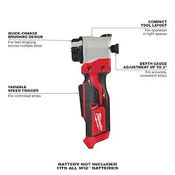 Milwaukee Dénudeur de Câbles M12™ (outil seul) 2435-20