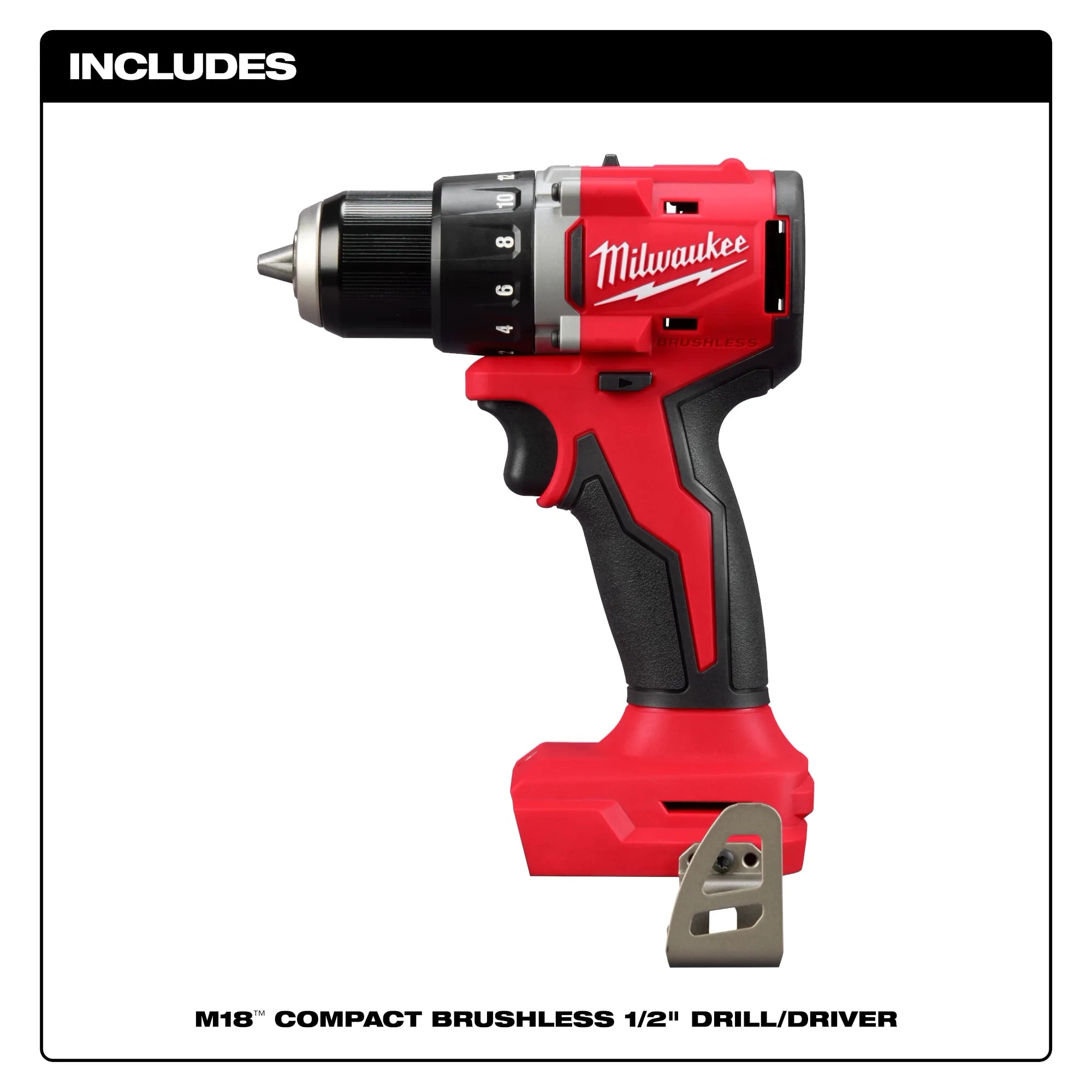Milwaukee M18™ Compact Brushless 1/2" Drill/ Driver 3601-20