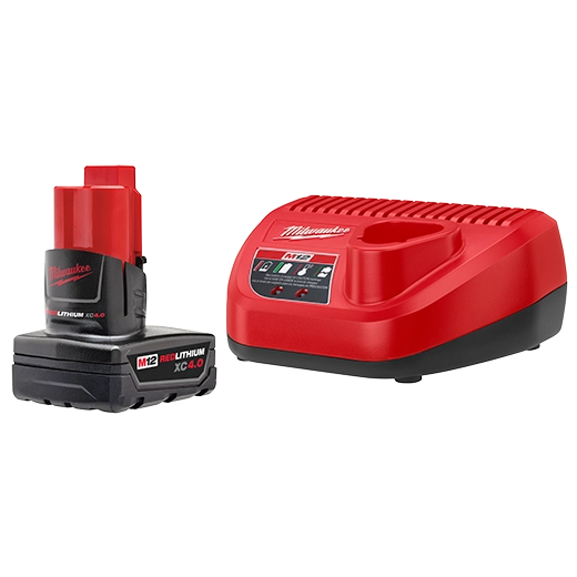 Milwaukee Kit de démarrage M12™ REDLITHIUM™ XC4.0 48-59-2440