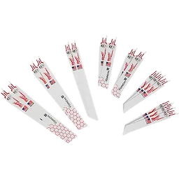 Milwaukee Ensemble de Lames Sabre SAWZALL® Bi-Métal pour Découpe Métallique (16 pièces) 49-22-1216