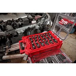 Milwaukee Set d'embouts SHOCKWAVE Impact Duty™ 1/2” Dr 27 pièces MM & SAE PACKOUT 49-66-6804