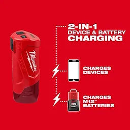 Milwaukee Alimentation et chargeur M12™ TOP-OFF™ 48-59-1211