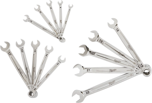 Milwaukee Set de clés mixtes 15 pièces - Métrique 48-22-9515