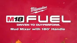 Milwaukee Mélangeur à mortier M18 FUEL™ avec poignée à 180° (outil seul) 2810-20