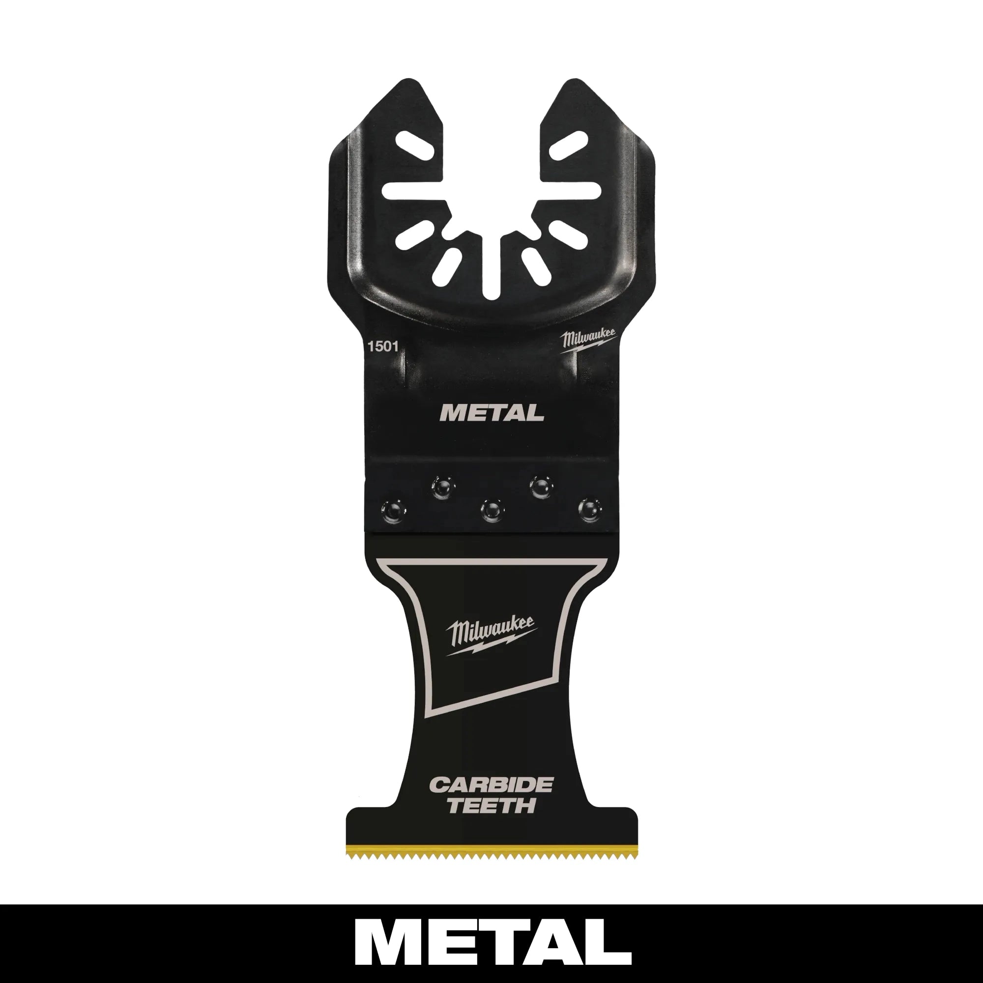 Milwaukee Lames à dents en carbure métal à montage universel pour outil oscillant multi‑outils 49-25-1503