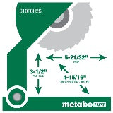 Metabo HPT 10 Inch Compound Miter Saw with Laser Marker C10FCH2S