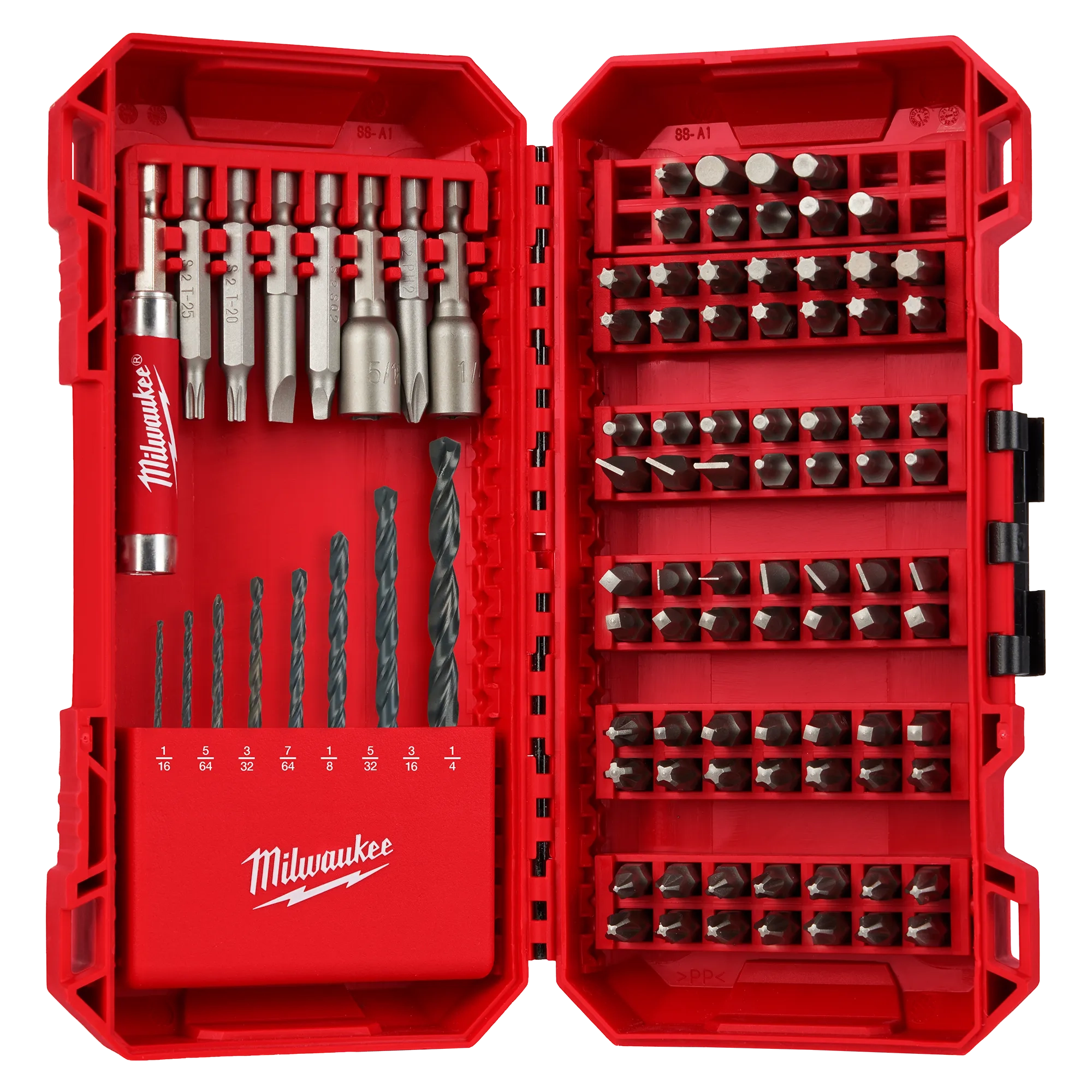 Milwaukee Drill & Drive Set - 95PC 48-32-1556