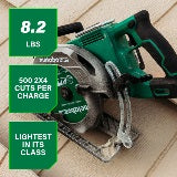 Metabo HPT Scie Circulaire à Poignée Arrière 7‑1/4 po" 36V MultiVolt (Corps d'Outil Seulement) | Metabo HPT C3607DWAQ4 C3607DWAQ4