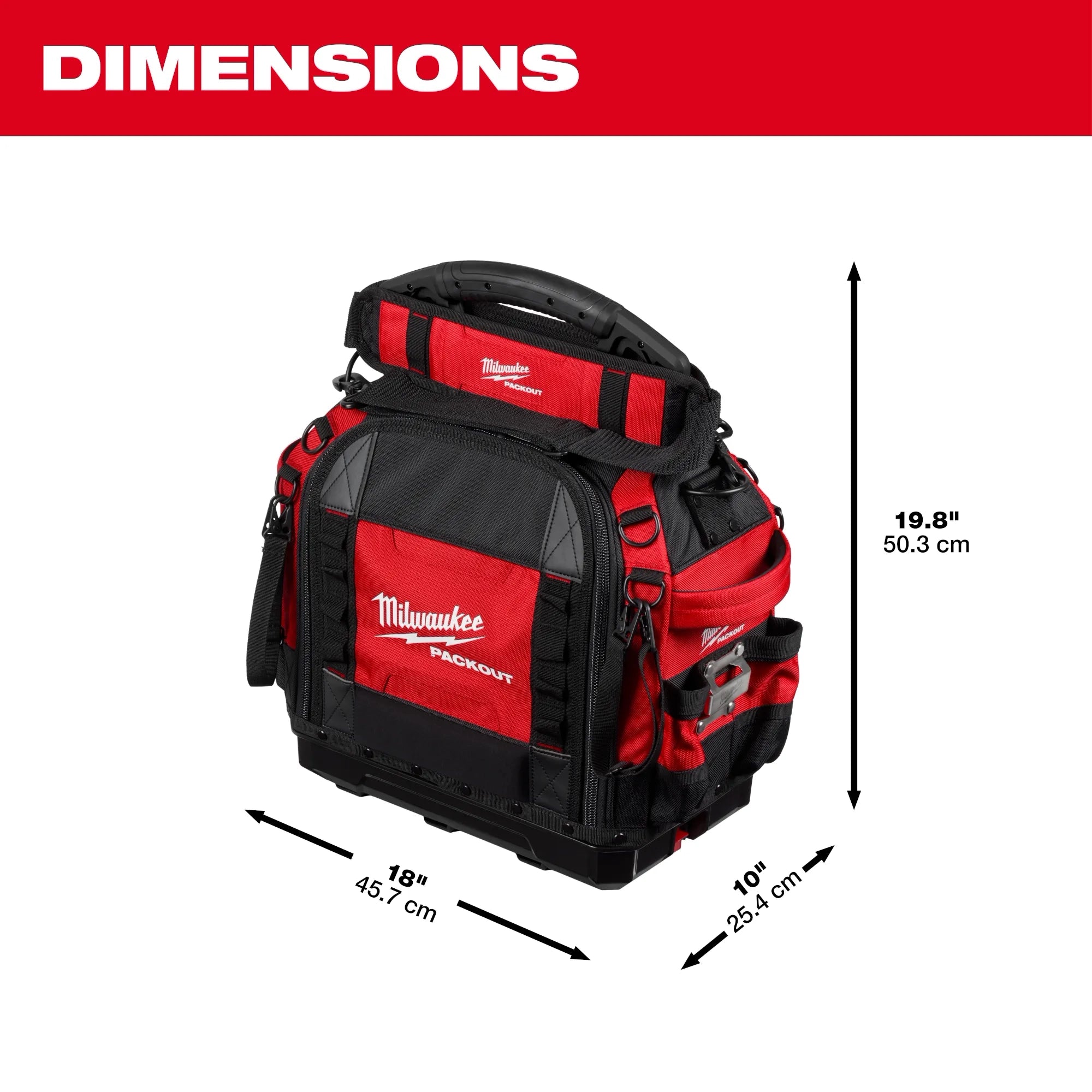 Milwaukee Sac à outils structuré PACKOUT™ 15" 48-22-8316