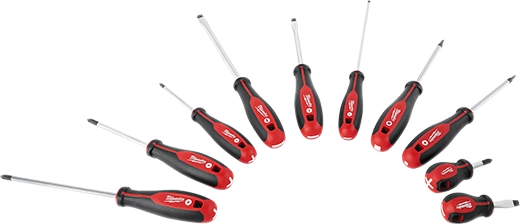 Milwaukee Kit de 10 tournevis 48-22-2710