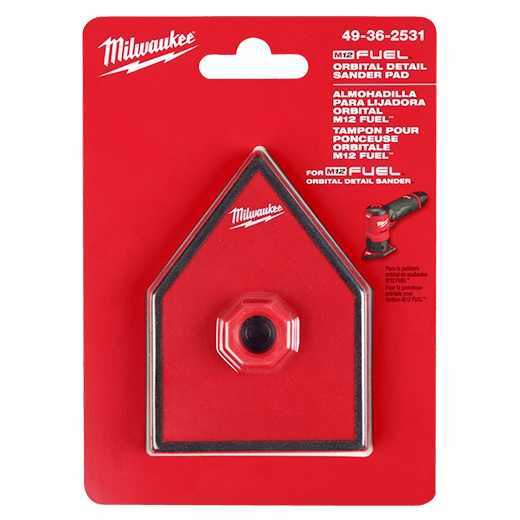 Milwaukee Disque de remplacement pour ponceuse orbitale de détail M12™ 49-36-2531