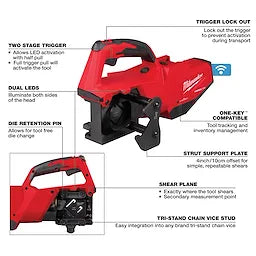 Milwaukee M18™ FORCE LOGIC™ Cisaille à poutre à canal simple 2933-20
