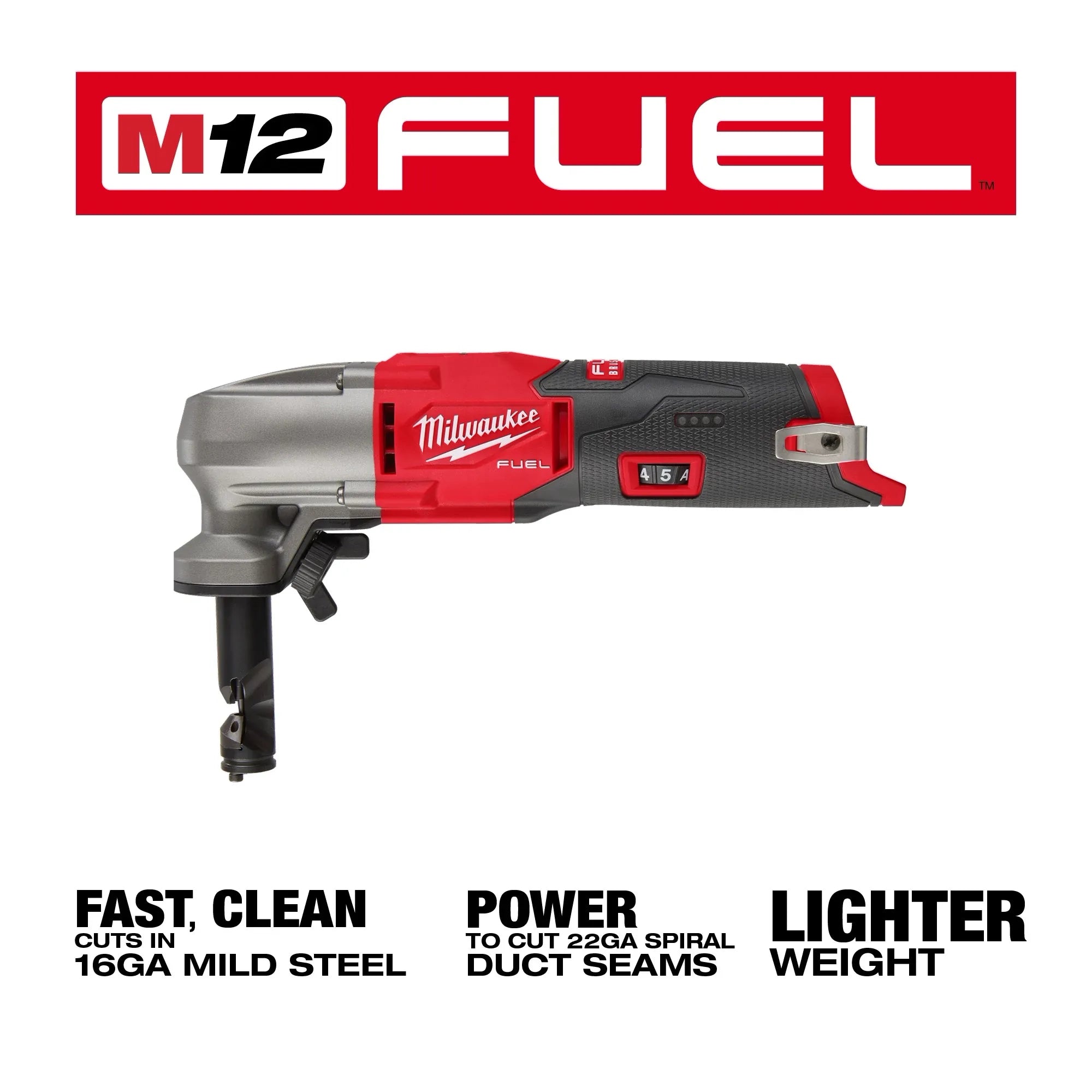 Milwaukee M12 FUEL™ 16 Gauge Variable Speed Nibbler 2476-20