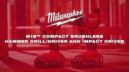 Milwaukee M18™ Compact Brushless 1/2" Drill/ Driver 3601-20