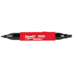 Milwaukee INKZALL™ Double Sided Black Jobsite Marker – Fine Point & Chisel Tip 48-22-3113