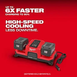 Milwaukee Chargeur Super Dual Bay Simultané M18™ avec montage à 4 points 48-59-1816