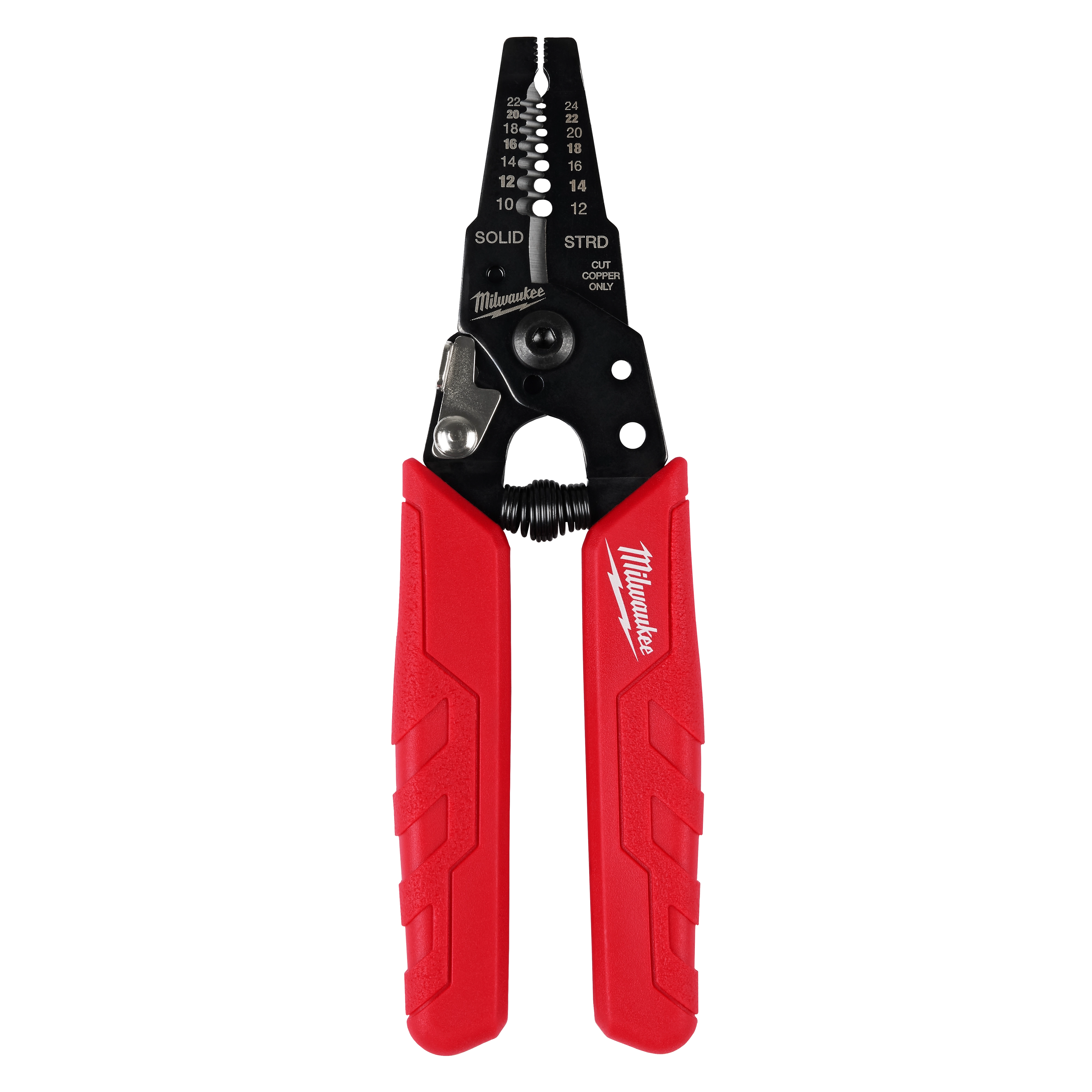 Milwaukee Pince à dénuder et coupe-fil Compact Comfort Grip 10-24 AWG 48-22-3044