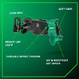 Metabo HPT Scie sabre sans fil MultiVolt™ 18 V (corps d'outil uniquement) | Metabo HPT CR18DBQ4 CR18DBQ4