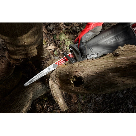 Milwaukee AX with Carbide Teeth for Pruning Clean Wood SAWZALL Blade 48-00-5333