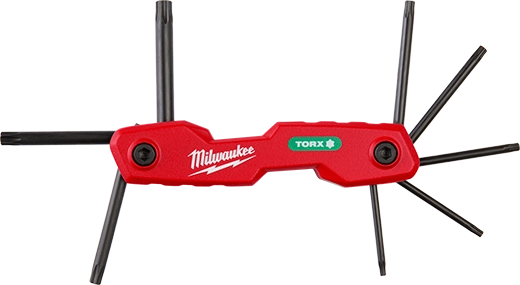 Milwaukee 8-Key Folding Hex Key Set - Torx 48-22-2184