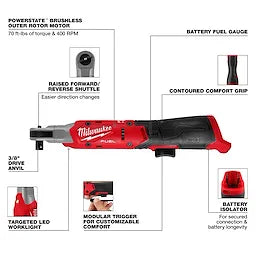 Milwaukee Cliquet M12 FUEL™ 3/8" 3053-20