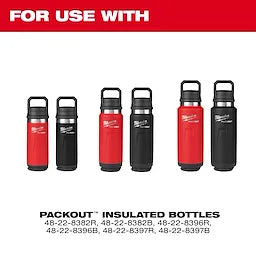 Milwaukee Couvercle à boire PACKOUT™ pour bouteilles isolées 48-22-8388