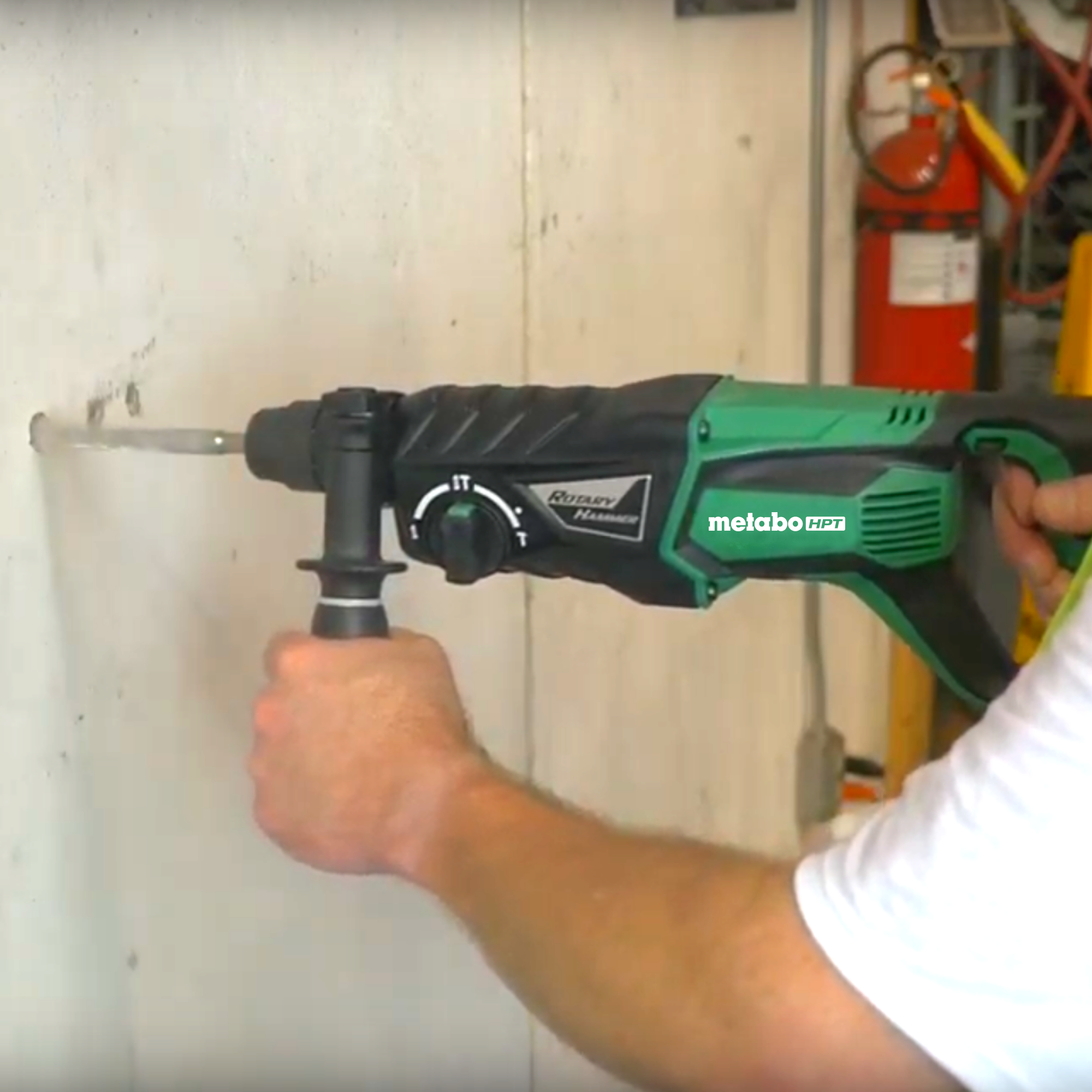 Metabo HPT Marteau perforateur SDS Plus 1 pouce à poignée D, 3 modes | Metabo HPT DH26PF DH26PF