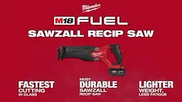 Milwaukee M18 FUEL™ SAWZALL® scie réciproque avec ONE-KEY™ (outil seul) 2822-20