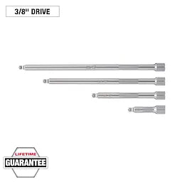 Milwaukee Ensemble de 4 pièces d'extensions à tête oscillante 3/8\" 48-22-9351