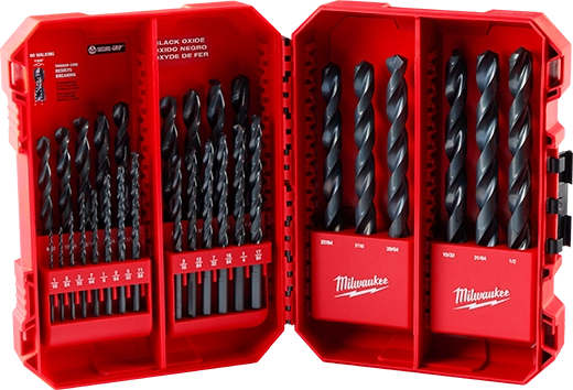 Milwaukee Ensemble de forets THUNDERBOLT® à oxyde noir - 29 pièces 48-89-2802