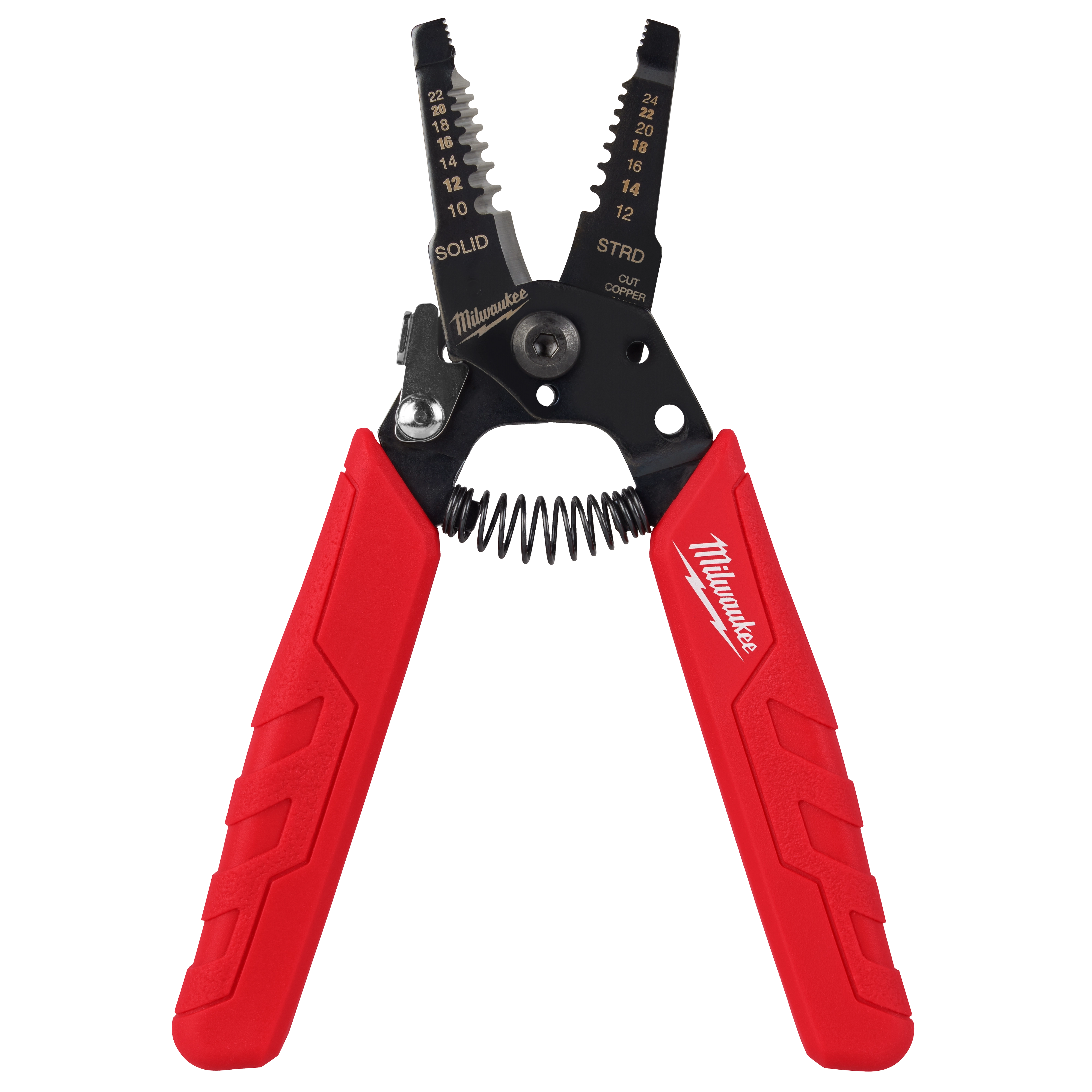 Milwaukee Pince à dénuder et coupe-fil Compact Comfort Grip 10-24 AWG 48-22-3044