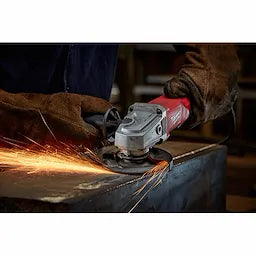 Milwaukee 11 Amp Corded 4-1/2 in. Small Angle Grinder with Lock-On Paddle Switch 6142-30