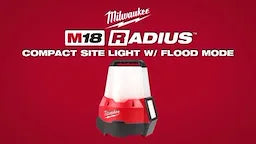 Milwaukee M18™ RADIUS™ Lampe de chantier compacte avec mode flood 2144-20
