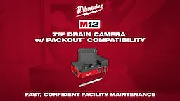 Milwaukee Caméra de drain 75' M12™ avec compatibilité PACKOUT™ 3154-20