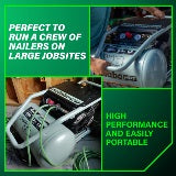 Metabo HPT 8 gal. Compresseur d'air électrique portatif sans huile de 225 PSI EC1315S