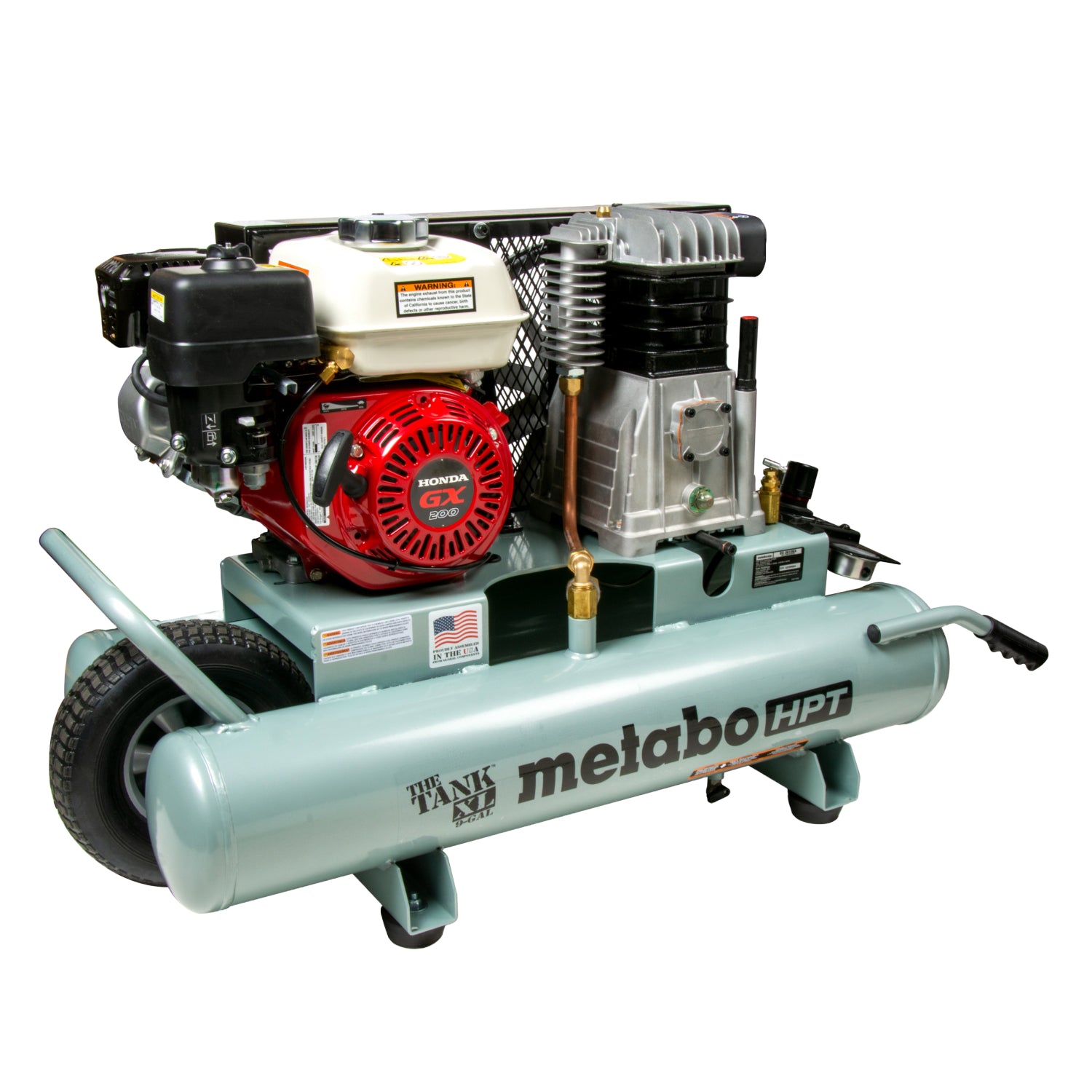 Metabo HPT The Tank XL 9-Gallon Gas Wheelbarrow Compressor EC2610EA
