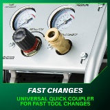 Metabo HPT Portable 1 Gallon Oil-Free Quiet Air Compressor EC28M