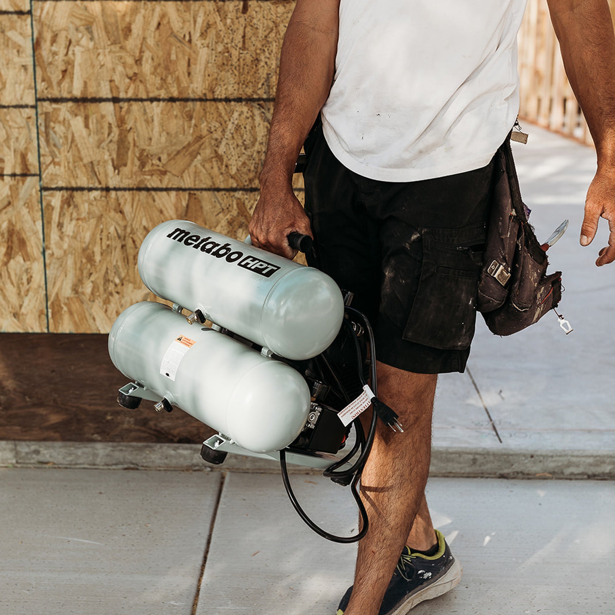 Metabo HPT Compresseur d'air électrique portable Twin Stack 4 gal | Metabo HPT EC99S EC99S
