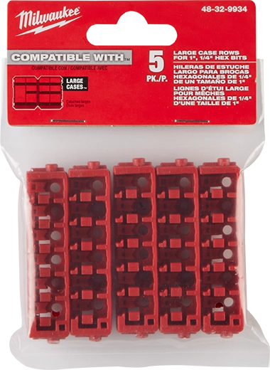 Milwaukee Large Case Rows for Insert Bit Accessories 5PK 48-32-9934