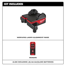 Milwaukee BASE D'ALIGNEMENT LASER SANS FIL AVEC TÉLÉCOMMANDE 48-35-1314