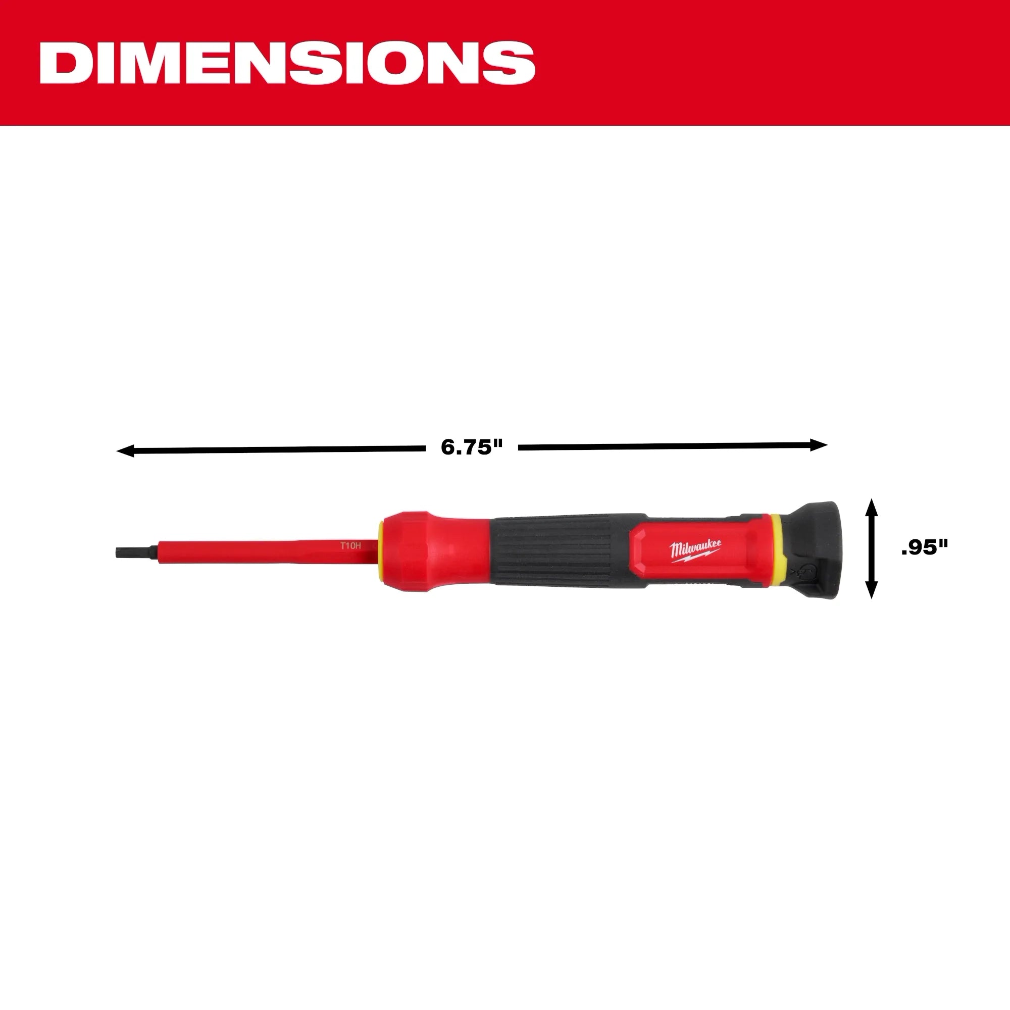 Milwaukee Tournevis multi-embouts de précision isolé 8-en-1 1000 V 48-22-2217