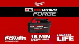 Milwaukee M18™ REDLITHIUM™ FORGE™ XC6.0 Battery Pack 48-11-1861
