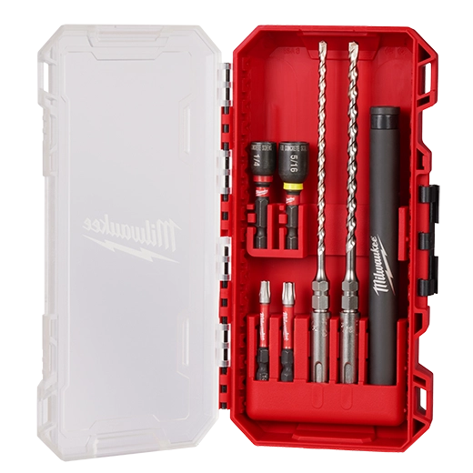 Milwaukee Kit d'installation de vis à béton 2-coupe SDS Plus M/2™ - 7 pièces 48-20-7497