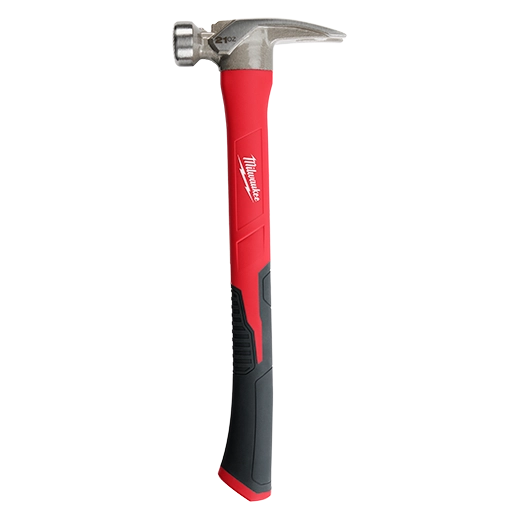 Milwaukee 21oz Milled Face Poly/Fiberglass Handle Hammer 48-22-9320