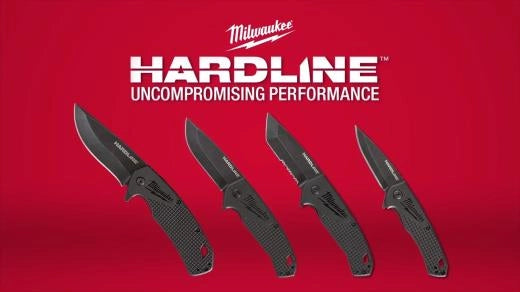 Milwaukee Couteau de poche à lame lisse HARDLINE™ 2,5" 48-22-1997